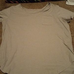Light grey v-neck size large